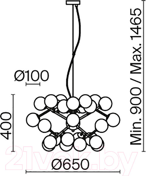 Изображение товара Люстра Maytoni Dallas MOD545PL-24BS