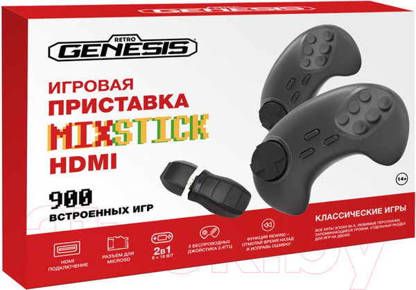 Изображение товара Игровая приставка Retro Genesis MixStick HD + 900 игр / ConSkDn123