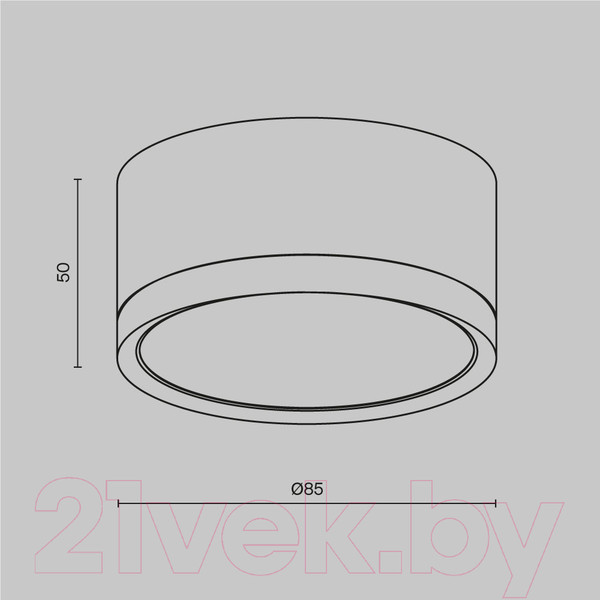 Изображение товара Точечный светильник Maytoni Hoop C086CL-GX53-SRD-WS