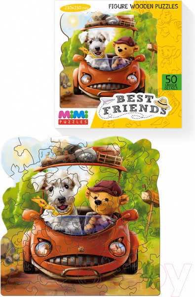 Изображение товара Пазл Нескучные игры Best Friends / 8418