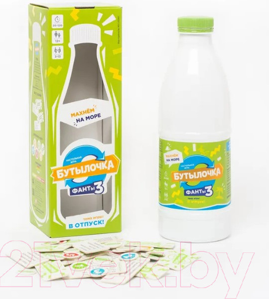 Изображение товара Настольная игра WellDone Бутылочка. Фанты №3. В отпуск / FB004