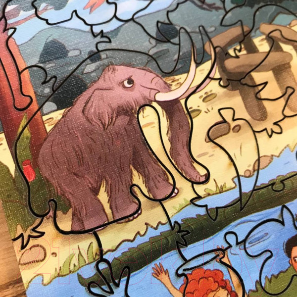 Изображение товара Пазл Простые правила Однажды пещерные люди / BD-1065