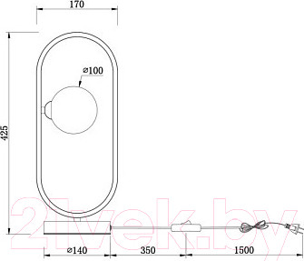 Изображение товара Прикроватная лампа Freya Inversion FR5233TL-01BS