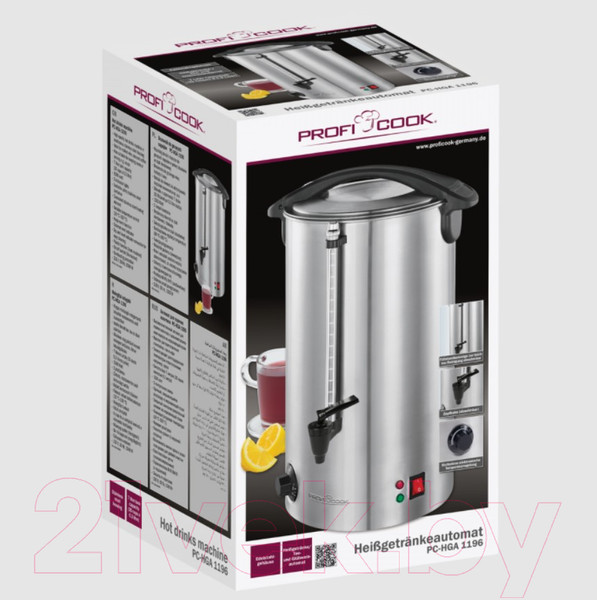 Изображение товара Термопот Profi Cook PC-HGA 1196 (нержавеющая сталь)