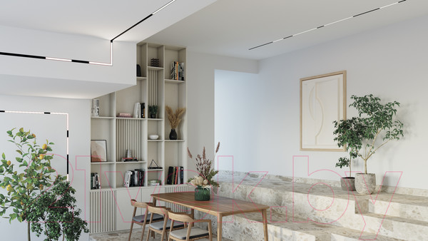 Изображение товара Трековый светильник Maytoni Basis TR030-4-24W3K-WW-DS-B