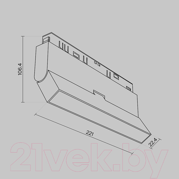 Изображение товара Трековый светильник Maytoni Basis Rot TR036-4-12W3K-DS-B