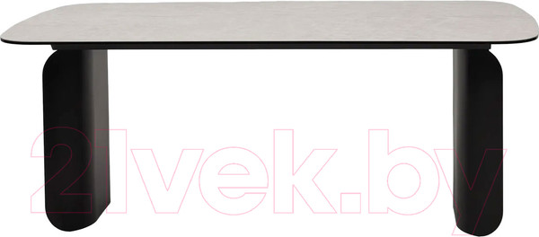 Изображение товара Обеденный стол M-City Nord 200 TL-102 / 626M04966 (испанская керамика/черный)