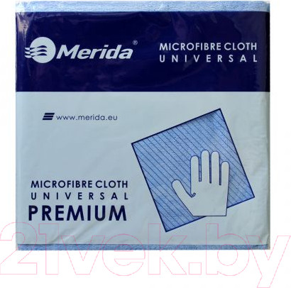 Изображение товара Салфетка хозяйственная Merida SRL012 Премиум микрофибра (синий)