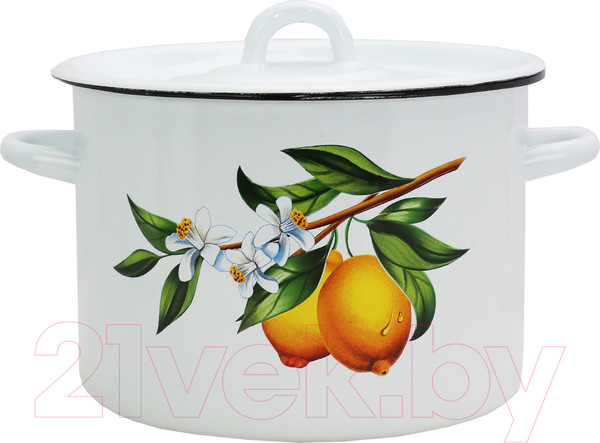 Изображение товара Кастрюля Эмаль Лимоны 01-1615/4М