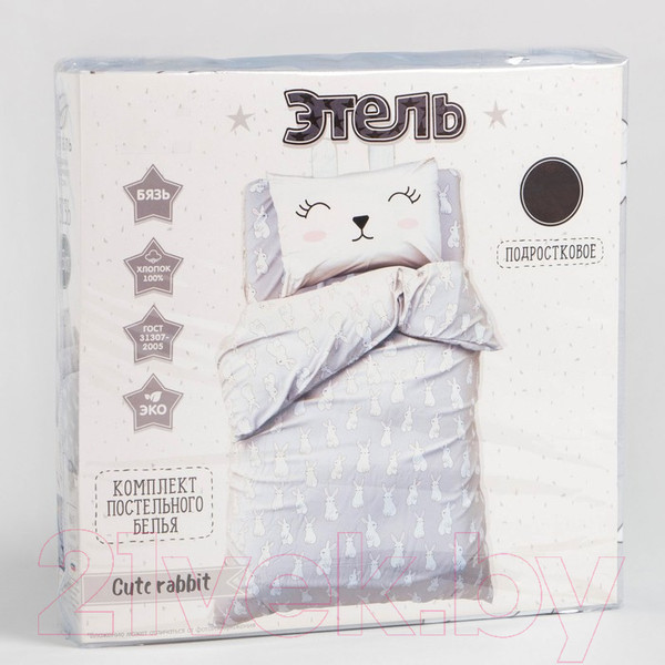 Изображение товара Комплект постельного белья Этель Cute Rabbit / 6480770