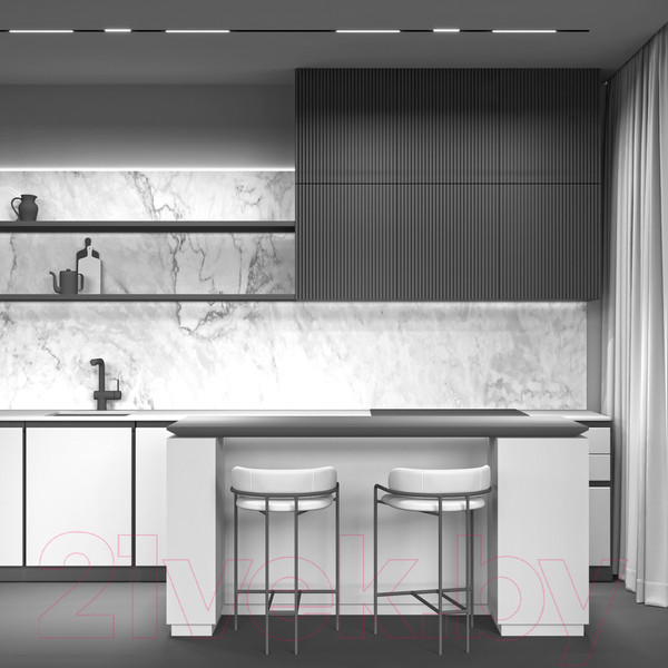 Изображение товара Трековый светильник Maytoni Basis TR074-2-7W4K-B