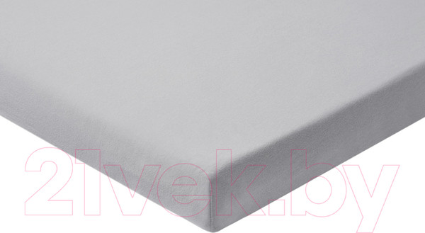 Изображение товара Простыня AlViTek Трикотажная на резинке 180x200x25 / ПМТР-СЕР-180 (серый)