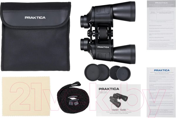 Изображение товара Бинокль Praktica Falcon 10x50 / 11110500 (черный)