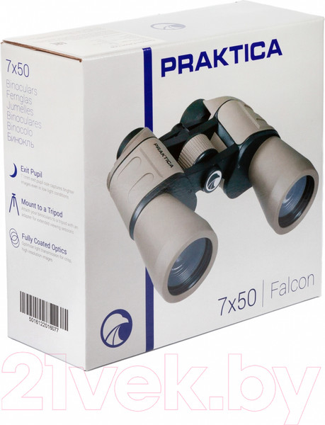 Изображение товара Бинокль Praktica Falcon 7x50 / 11107509 (песочный)