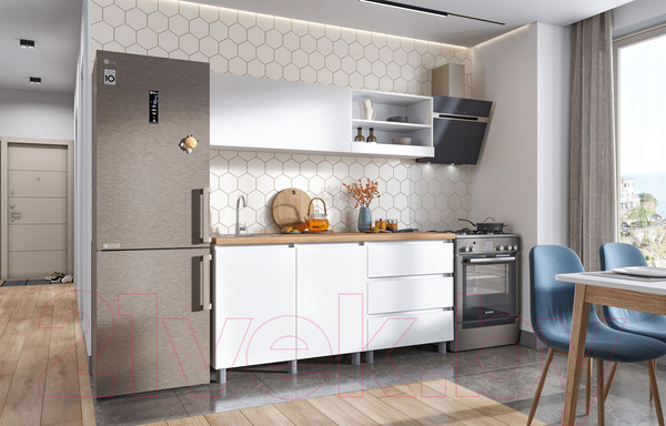 Изображение товара Кухонный гарнитур Стендмебель Хелен 1.7 (белый)