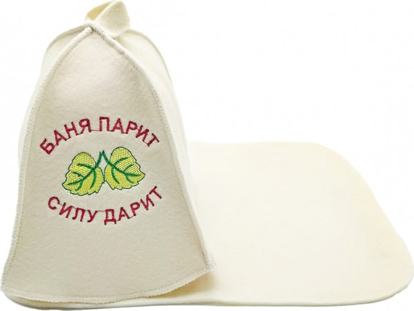 Изображение товара Набор текстиля для бани Бацькина баня 13201