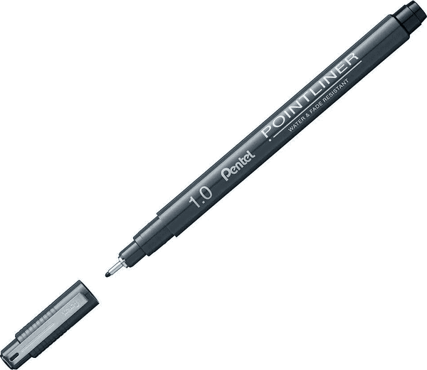 Изображение товара Ручка капиллярная Pentel Pointliner / S20P-10A
