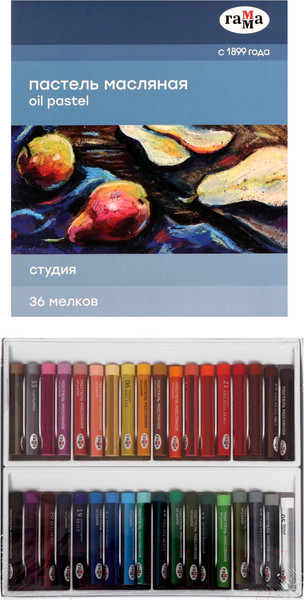 Изображение товара Набор масляной пастели ГАММА Студия / 160320207 (36цв)