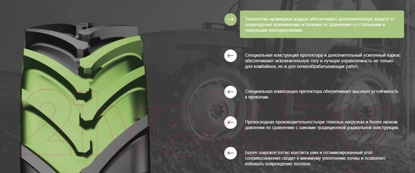 Изображение товара Сельскохозяйственная шина Petlas TA-130 Agroper 650/75R32 172A8/172B Reinforced