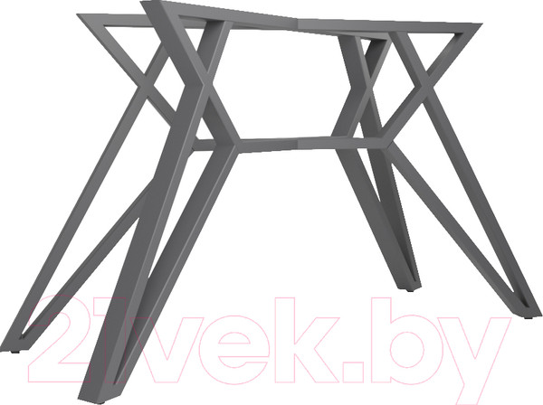 Изображение товара Подстолье Дабер Тип 12 / П12.3 (металл серый графит)