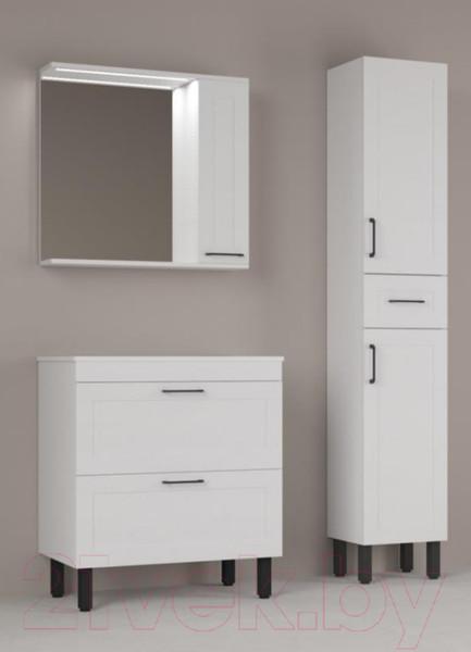 Изображение товара Тумба под умывальник Style Line Осло 80 2 ящика (напольная)