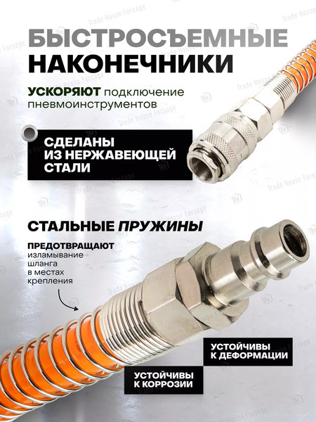 Изображение товара Шланг для компрессора Partner PA-1208-15M(15050)