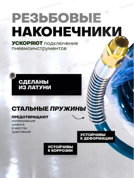 Изображение товара Шланг для компрессора Forsage F-1812-15M (15093)