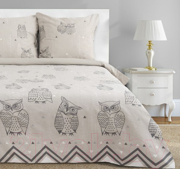 Изображение товара Комплект постельного белья Этель Ушастые совы / 3988360