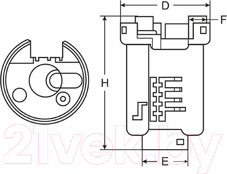 Изображение товара Топливный фильтр SCT ST400