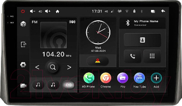 Изображение товара Бездисковая автомагнитола Incar TMX2-4410s-3