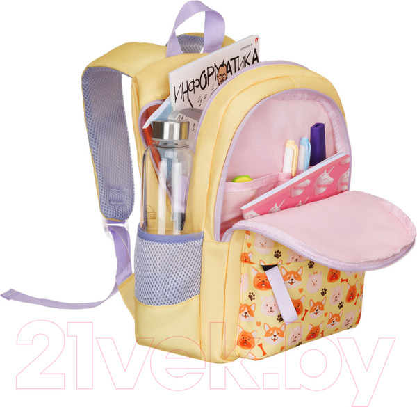 Изображение товара Школьный рюкзак Torber Class X Mini / T1801-23-Yel (желтый)