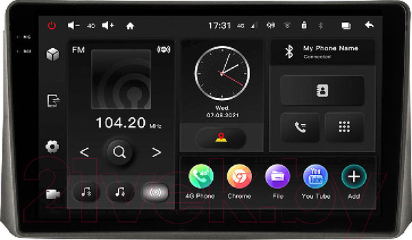 Изображение товара Бездисковая автомагнитола Incar TMX2-4410-3