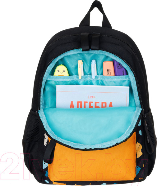 Изображение товара Школьный рюкзак Torber Class X Mini / T1801-23-Bl-Y (черный/желтый)