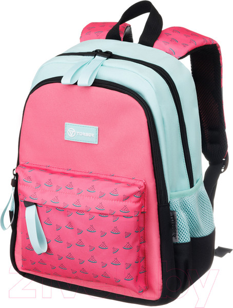 Изображение товара Школьный рюкзак Torber Class X Mini / T1801-23-Pin (розовый/зеленый)