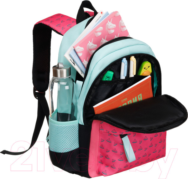 Изображение товара Школьный рюкзак Torber Class X Mini / T1801-23-Pin (розовый/зеленый)