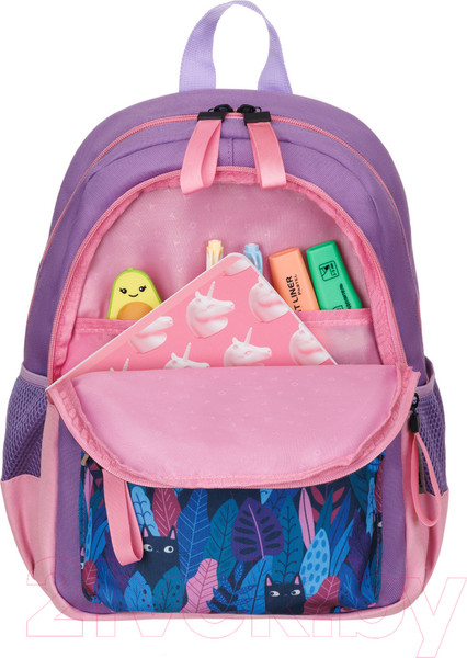 Изображение товара Школьный рюкзак Torber Class X Mini / T1801-23-Lil (сиреневый/розовый)