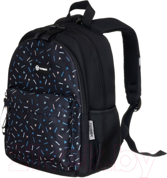 Изображение товара Школьный рюкзак Torber Class X Mini / T1801-23-Bl-G (черный/серый)