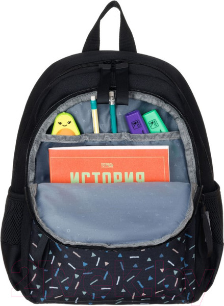 Изображение товара Школьный рюкзак Torber Class X Mini / T1801-23-Bl-G (черный/серый)