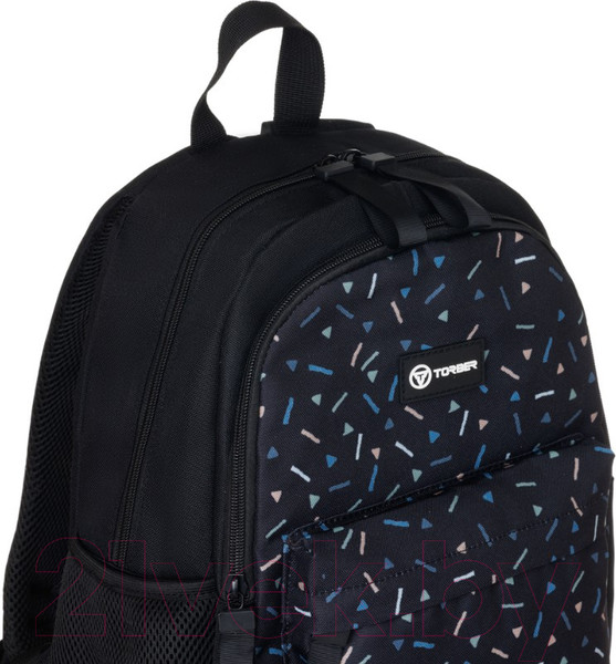 Изображение товара Школьный рюкзак Torber Class X Mini / T1801-23-Bl-G (черный/серый)