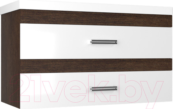 Изображение товара Тумба под умывальник Style Line Сакура 100 (подвесная, для квадратной раковины)