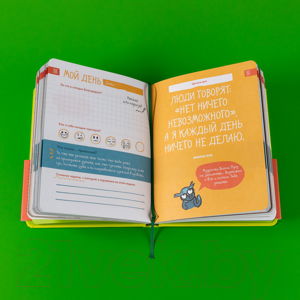Изображение товара Мотивационный ежедневник Альпина 6 минут для детей / 9785961487695 (Спенст Д.)