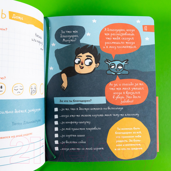 Изображение товара Мотивационный ежедневник Альпина 6 минут для детей / 9785961487695 (Спенст Д.)