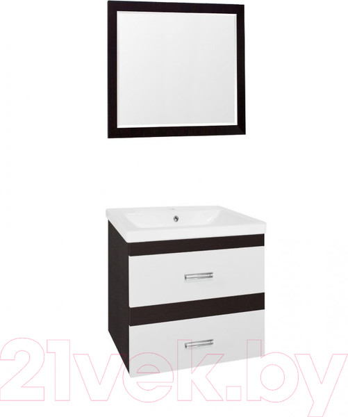 Изображение товара Тумба под умывальник Style Line Сакура 80 (подвесная, для квадратной раковины)