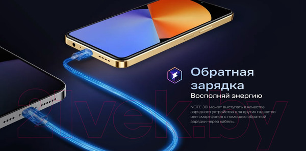 Изображение товара Смартфон Infinix Note 30i 8GB/128GB (обсидиановый черный)