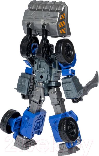 Изображение товара Робот-трансформер Bondibon Bondibot Экскаватор-погрузчик / ВВ6051 (синий)