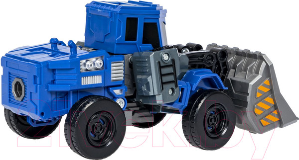 Изображение товара Робот-трансформер Bondibon Bondibot Экскаватор-погрузчик / ВВ6051 (синий)