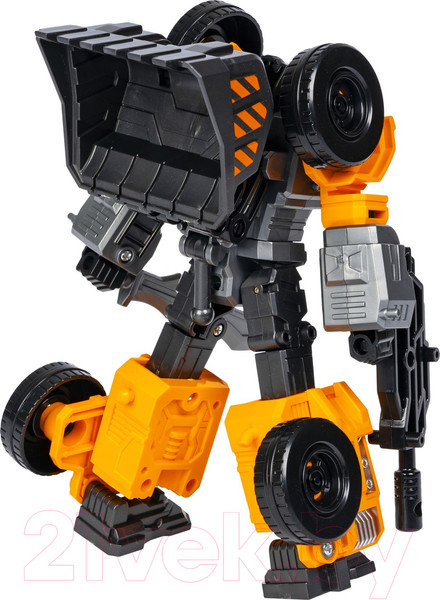 Изображение товара Робот-трансформер Bondibon Bondibot Экскаватор-погрузчик / ВВ6045 (желтый)