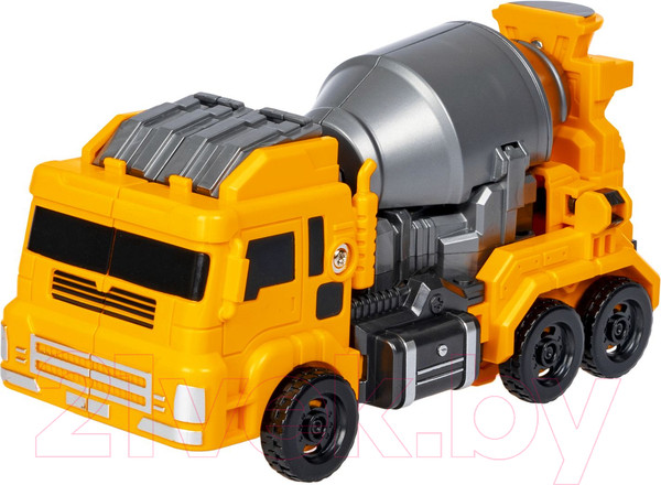 Изображение товара Робот-трансформер Bondibon Bondibot Автобетоносмеситель / ВВ6049 (желтый)