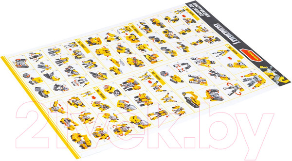 Изображение товара Робот-трансформер Bondibon Bondibot Автобетоносмеситель / ВВ6049 (желтый)