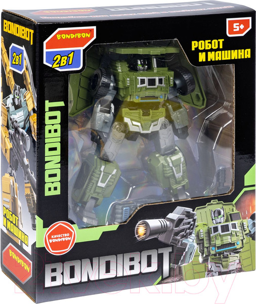 Изображение товара Робот-трансформер Bondibon Bondibot Самосвал / ВВ6052 (зеленый)